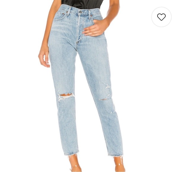 Agolde Jamie Button Fly Jean Size 26 - Picture 1 of 10